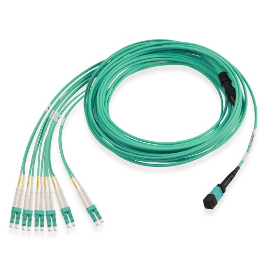 Picture of FL-MLink harness cable, Actassi, 12MTPf-LC, OM4, LSZH, 5 m, straight through