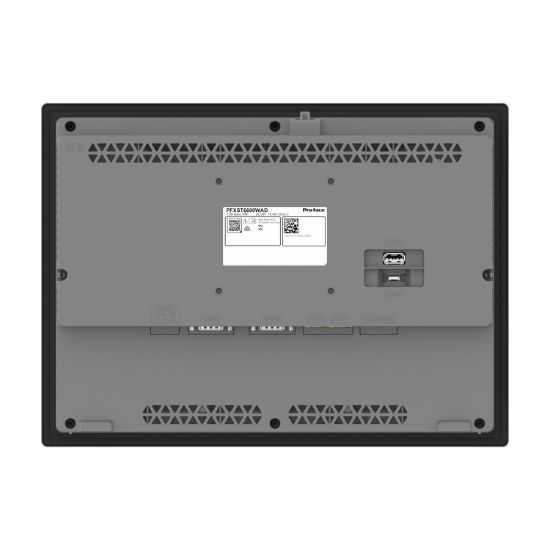 Picture of 12"W touch panel display, 2COM, 2Ethernet, USB host&device, 24VDC