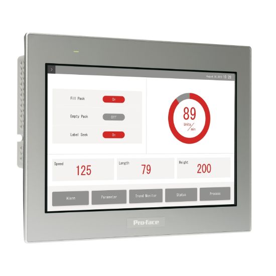 Picture of 7"W touch panel display, 2Ethernet, USB host, 24VDC