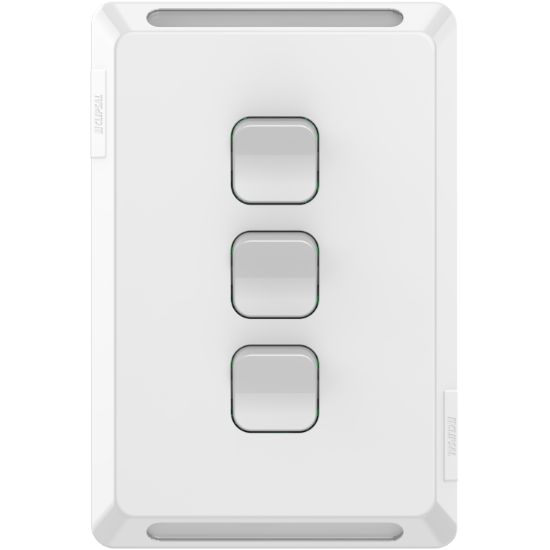 Picture of Gridplate and Skin, Pro Series, 3 Gang, Vertical/Horizontal Mount