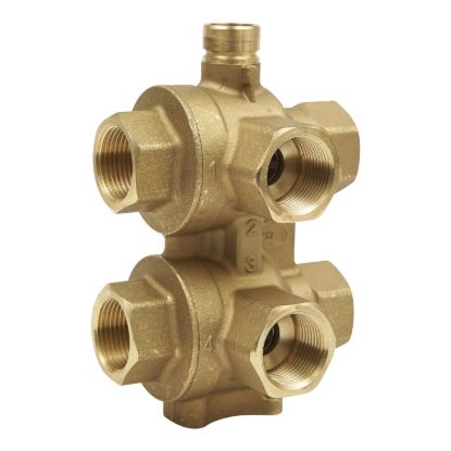 Picture of VB601R Change Over Valve, 6-Way, DN20, Rp 3/4, Kvs 4.0 m³/h.