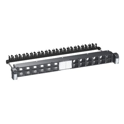 Picture of Actassi 19-C Patch Panel Flat Angled 19" 1U 24pt S-OneDPM FTP/STP Empty