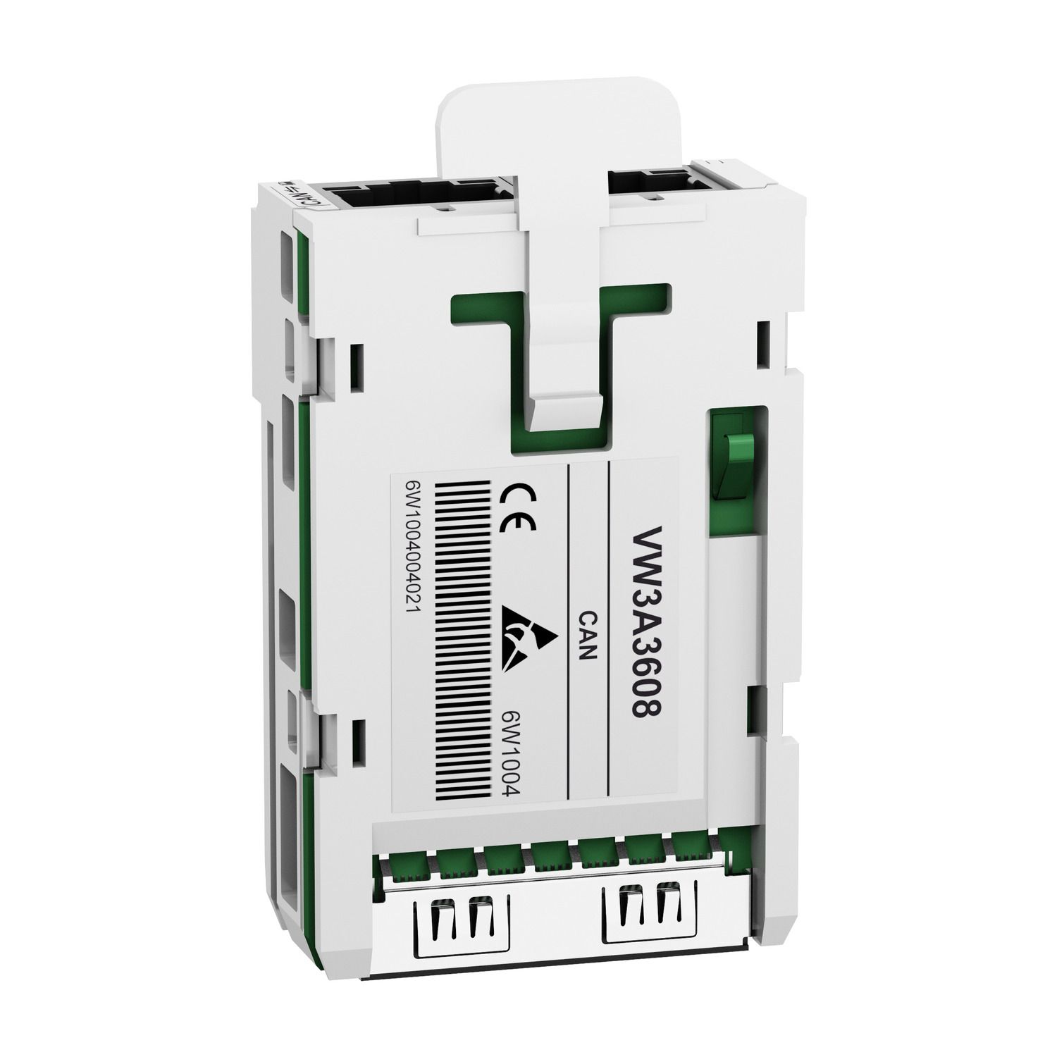 Picture of CANOPEN Communication Module, Lexium 32, Daisy Chain, 2 x RJ45 communication module