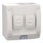 Picture of Switch, Weathershield, 2-Gang, 16AX, 250VAC, IP66
