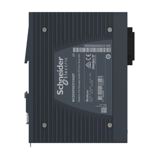 Picture of Modicon PoE (Power over Ethernet) Managed Switch - 8 Gigabit ports for copper - extended temperature