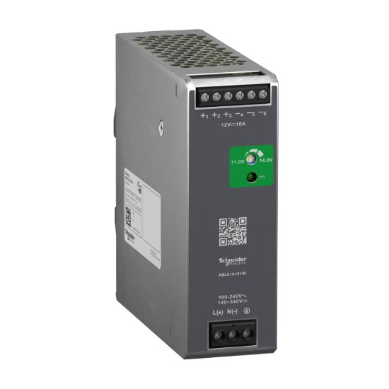 Picture of Regulated Power Supply, 100 to 240V AC, 12V, 10A, single phase, Optimized