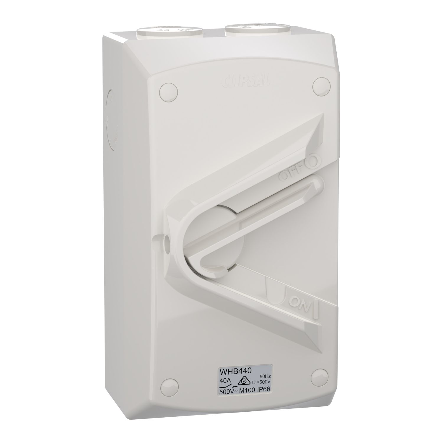 Picture of Switch, Weathershield, 1-Gang, 4 Pole, 40A, 500VAC, IP66