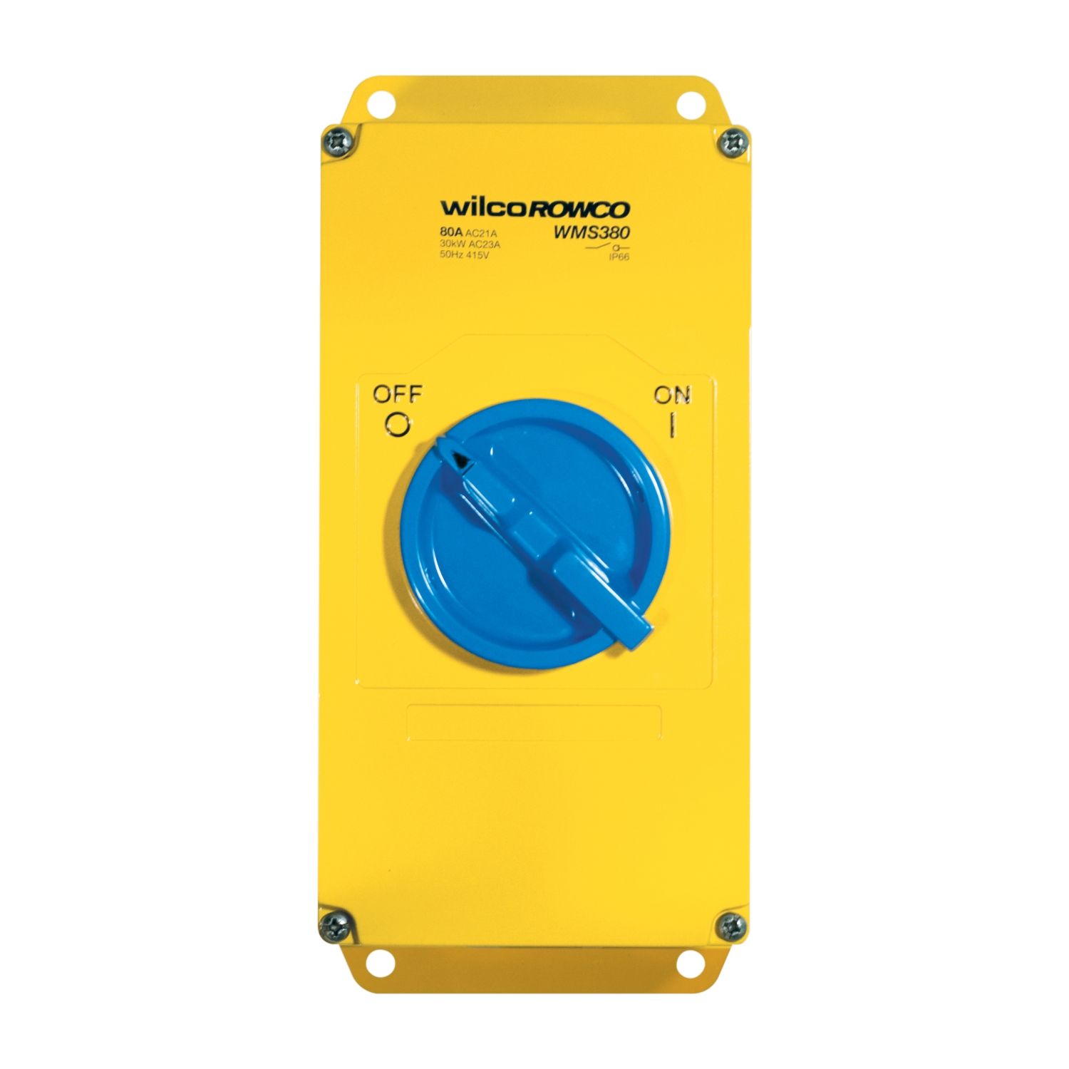 Picture of Switch, Metal Clad, 3 Pole, 125A, 415V, Made of Cast Aluminium