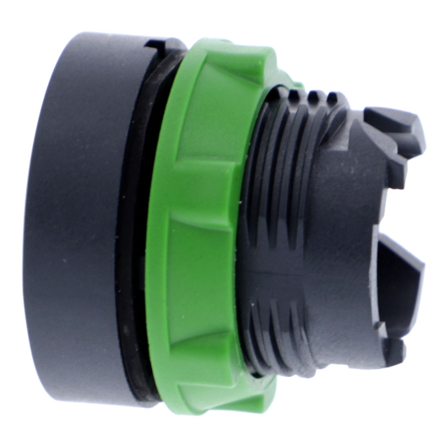 Picture of Push button head, Harmony XB5, plastic, flush, white, 22mm, spring return, marked UP ARROW