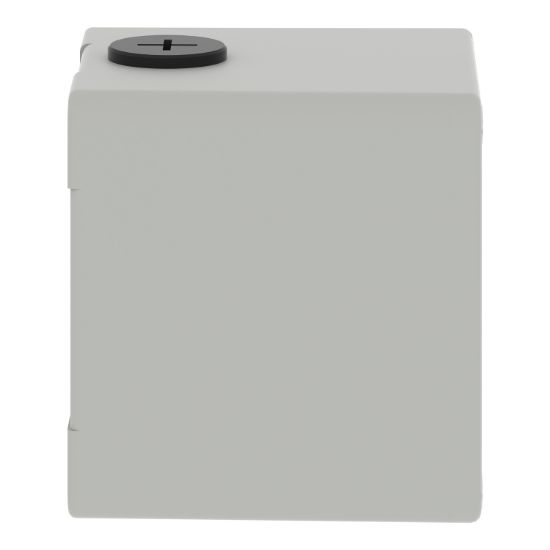 Picture of Die cast empty control station, Harmony XAP, XB2 SL, zinc alloy, grey, M20, 1 cut out 22mm, 80x80x77mm, UL cULus