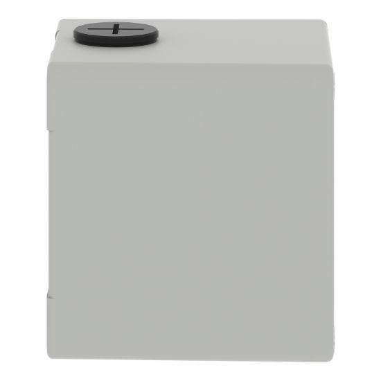 Picture of Die cast empty control station, Harmony XAP, XB2 SL, zinc alloy, grey, M20, 2 cut outs 22mm, 80x80x77mm, UL cULus