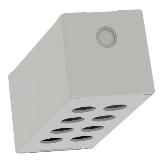 Picture of Die cast empty control station, Harmony XAP, XB2 SL, zinc alloy, grey, M25, 8 cut outs 22mm, 80x220x77mm