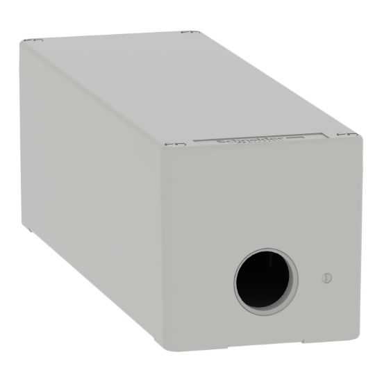 Picture of Die cast empty control station, Harmony XAP, XB2 SL, zinc alloy, grey, M25, undrilled, 80x220x77mm