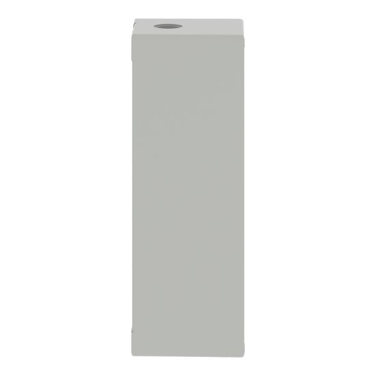 Picture of Die cast empty control station, Harmony XAP, XB2 SL, zinc alloy, grey, M25, 5 cut outs 22mm, 80x220x77mm