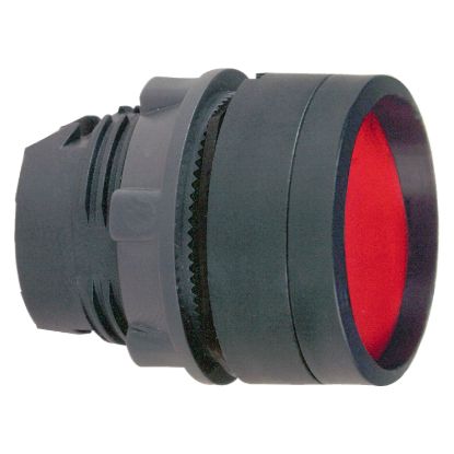 Picture of Head for non illuminated push button, Harmony XB5, red recessed, 22mm, spring return, unmarked