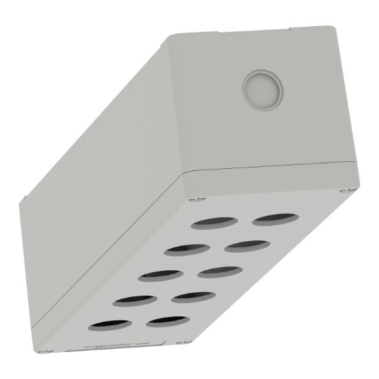 Picture of Die cast empty control station, Harmony XAP, XB2 SL, aluminium, grey, M32, 10 cut outs 22mm, 85x310x77mm