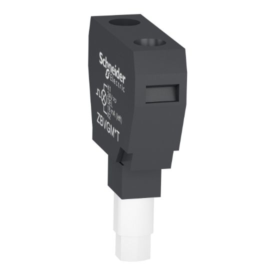 Picture of Light block, Harmony XB4, Harmony XB5, green, 22mm, integral LED, screw clamp terminal, 110...240V AC