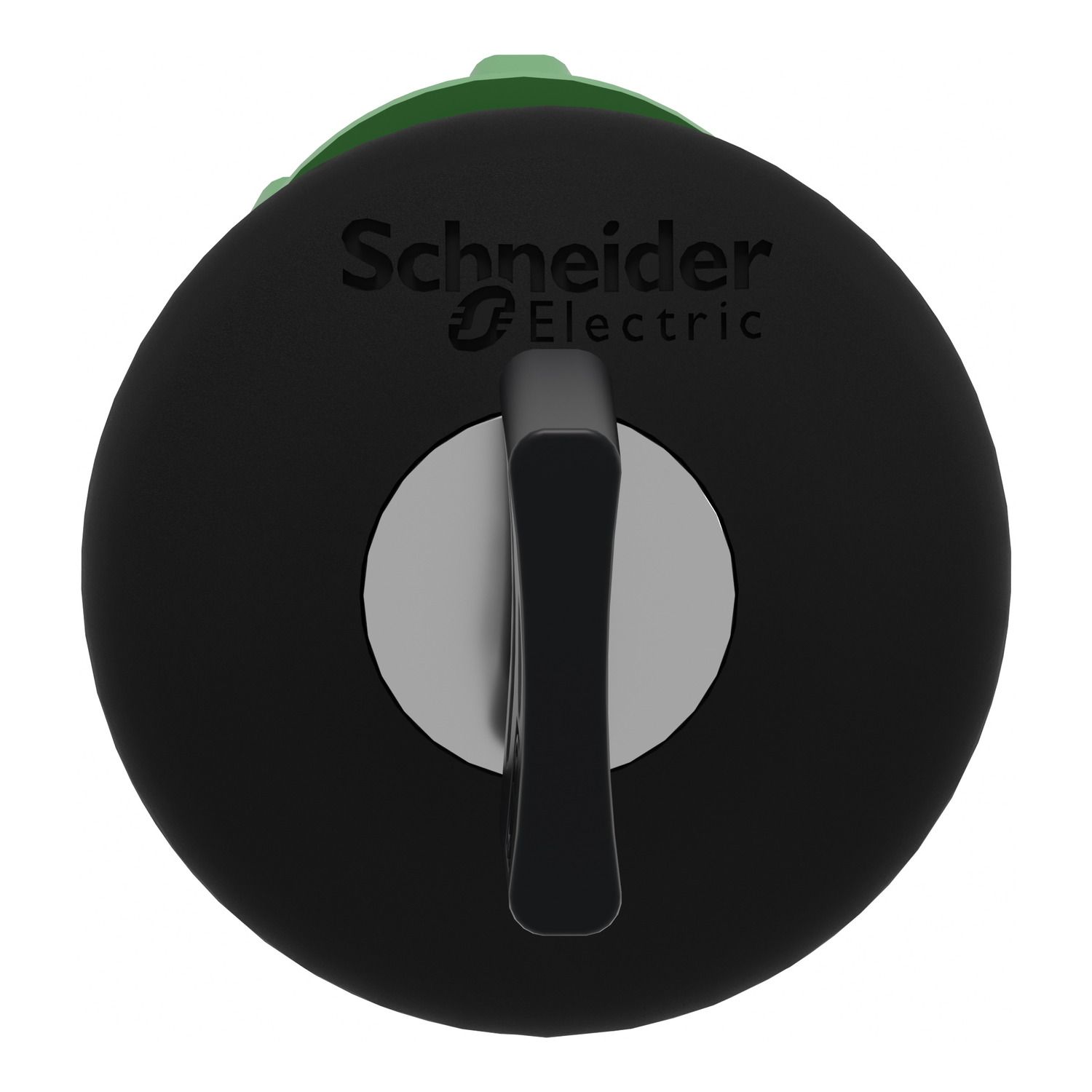 Picture of head for non illuminated push button, Harmony XB5, black, 40mm mushroom pushbutton, 22mm latching key release