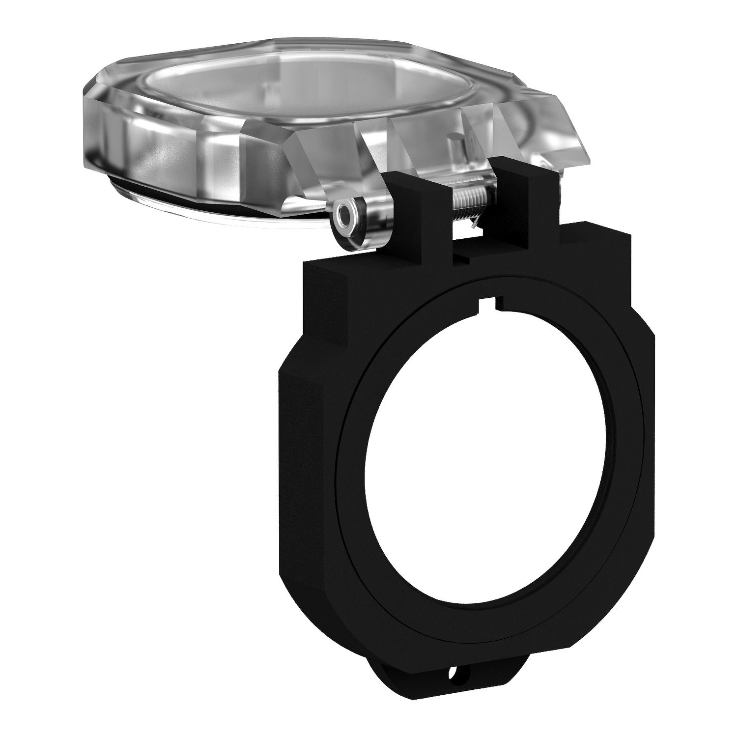 Picture of Rigid protection cover, Harmony XB5, plastic, transparent, for RJ45 and USB ports