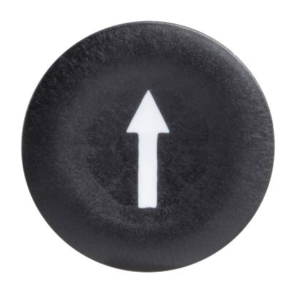Picture of Push button cap, Harmony XB4, for 22mm push button, plastic, black, marked DOWN ARROW
