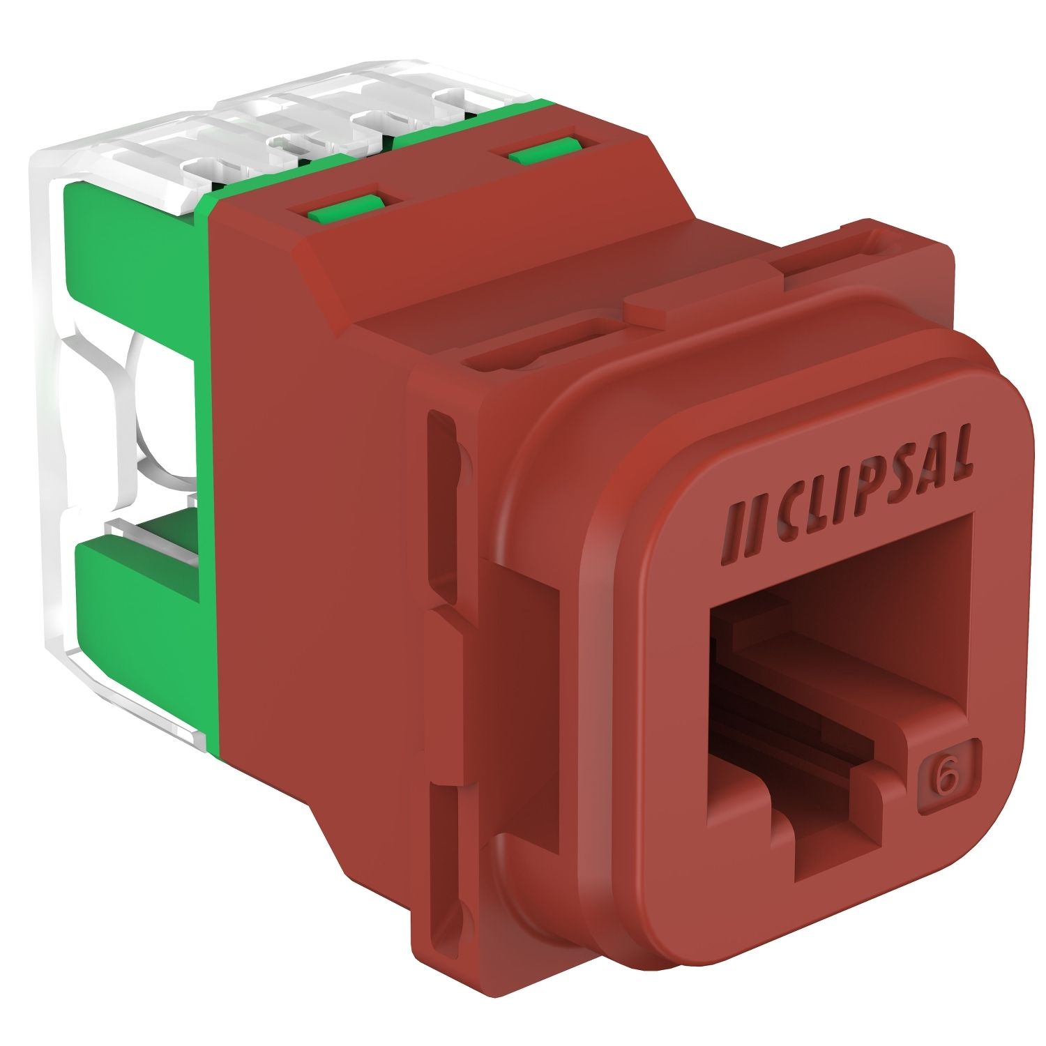Picture of S-110 RJ45 Connector, Clipsal Actassi, 40M, Unshielded Cat 6, Bag x1