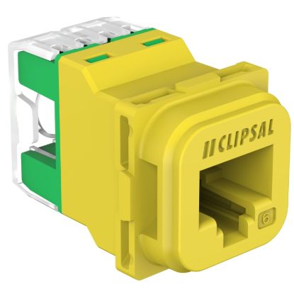 Picture of S-110 RJ45 Connector, Clipsal Actassi, 40M, Unshielded Cat 6, Bag x1