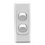Picture of Flush Switches, 2000 Series, Architrave Size, Switch 2 Gang, 250V, 10A