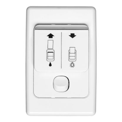 Picture of Room Access Card Operated Switch, 2000 Series, 250VAC, 1 x 16A, with Extra 10A Switch