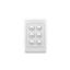 Picture of Flush Switch, 2000 Series, 6 Gang, 250VAC, 10A, Standard, Vertical