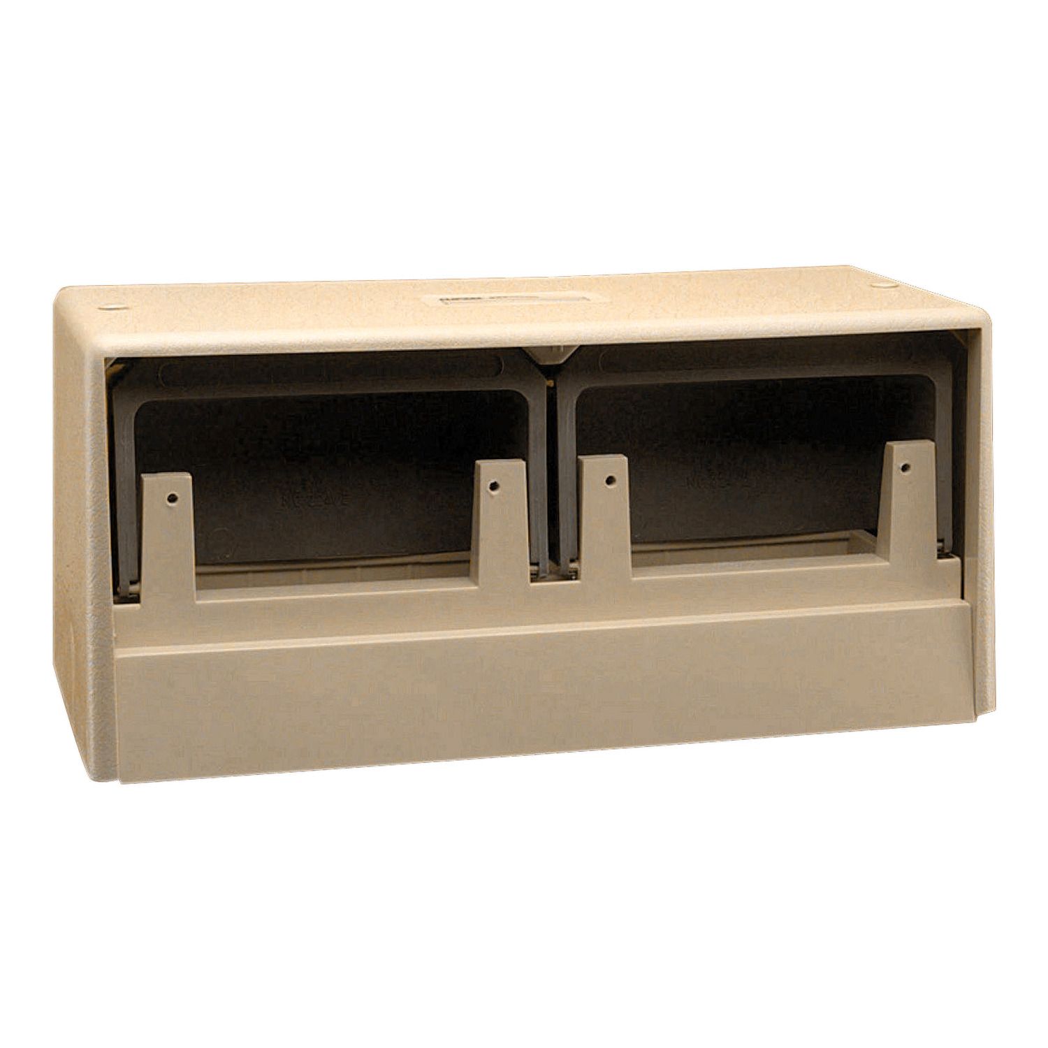 Picture of Floor Outlet Housing, Clipsal - Mounting Accessories, to Suit 4 standard size plates