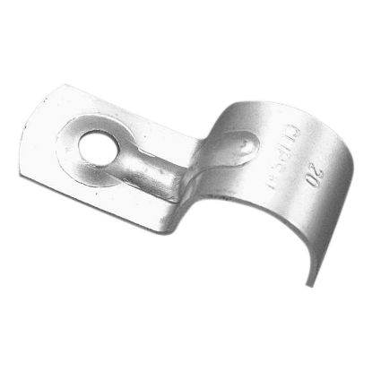 Picture of Half Saddle, Clipsal - Cable Management, 20mm Zinc Plated Metal