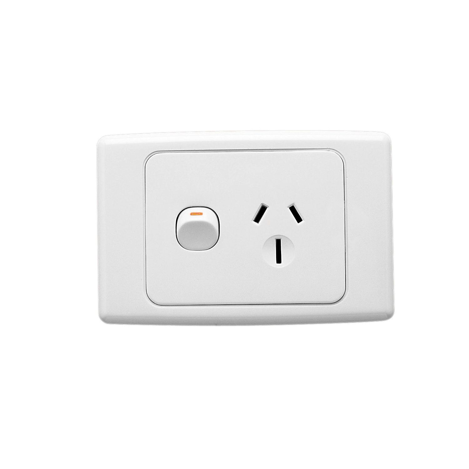 Picture of Single Switch Socket Outlet, 2000 Series, 2 Pole, 15A