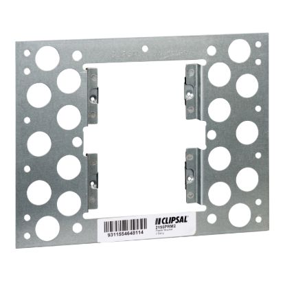 Picture of Metal Plaster Bracket, 2000 Series, Vertical 2 Gang, Recess Mount