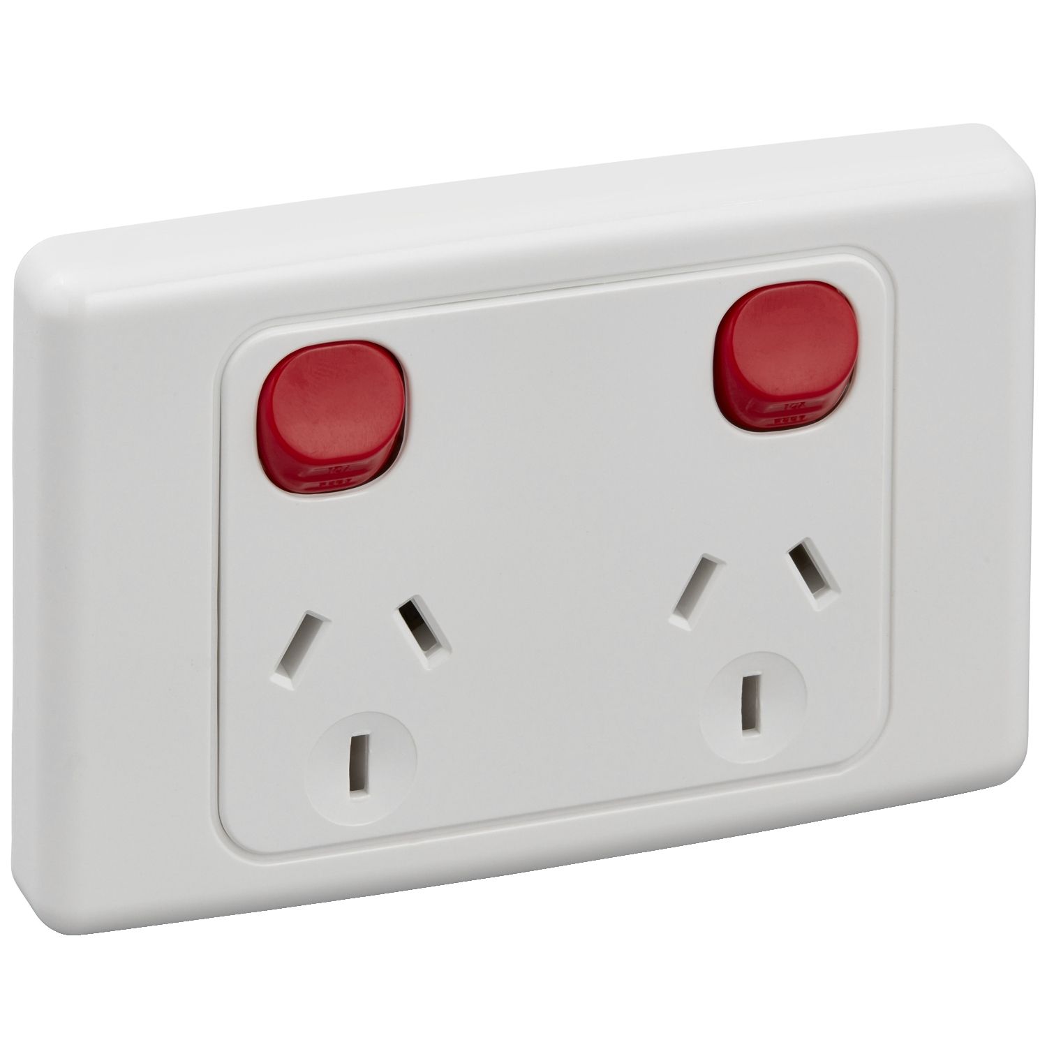 Picture of Switched Socket Twin, 2000 Series, 10A Dolly