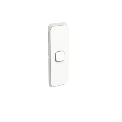 Picture of Flush Switch, Clipsal Iconic, Vertical Mount, 1 Gang, 230/240V, 10AX, LED