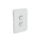 Picture of Switch Plate Skin, Clipsal Iconic, 2 Gang, Horizontal/Vertical Mount, Clip-On
