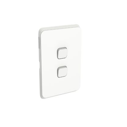 Picture of Gridplate and Skin, Clipsal Iconic, 2 Gang, Vertical/Horizontal
