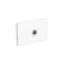 Picture of TV PAL Antenna Socket Plate, Clipsal Iconic, F-Type,1 Gang, Horizontal/Vertical Mount