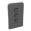 Picture of Switch Plate Skin, Clipsal Iconic, 3 Gang, Horizontal/Vertical Mount