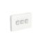Picture of Flush Switch, Clipsal Iconic, Horizontal Mount, 3 Gang, 1-Way/2-Way, 230/240V 10AX