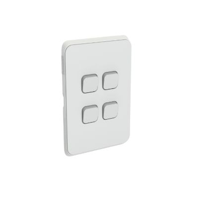 Picture of Switch Plate Skin, Clipsal Iconic, 4 Gang, Horizontal/Vertical Mount