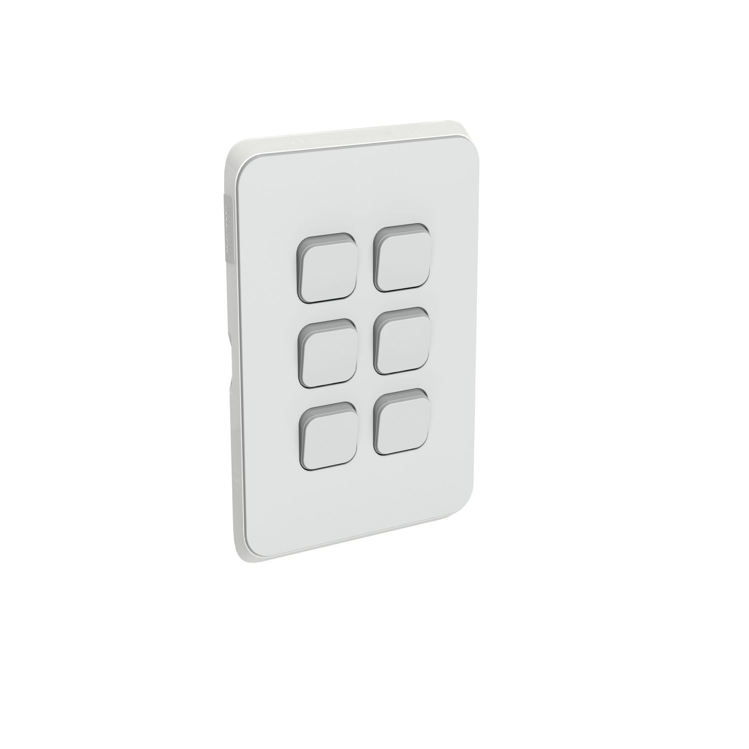 Picture of Switch Plate Skin, Clipsal Iconic, 6 Gang, Horizontal/Vertical Mount