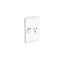 Picture of Single Power Point Skin, Clipsal Iconic, Vertical Mount, 250V, 10A, Clip-On