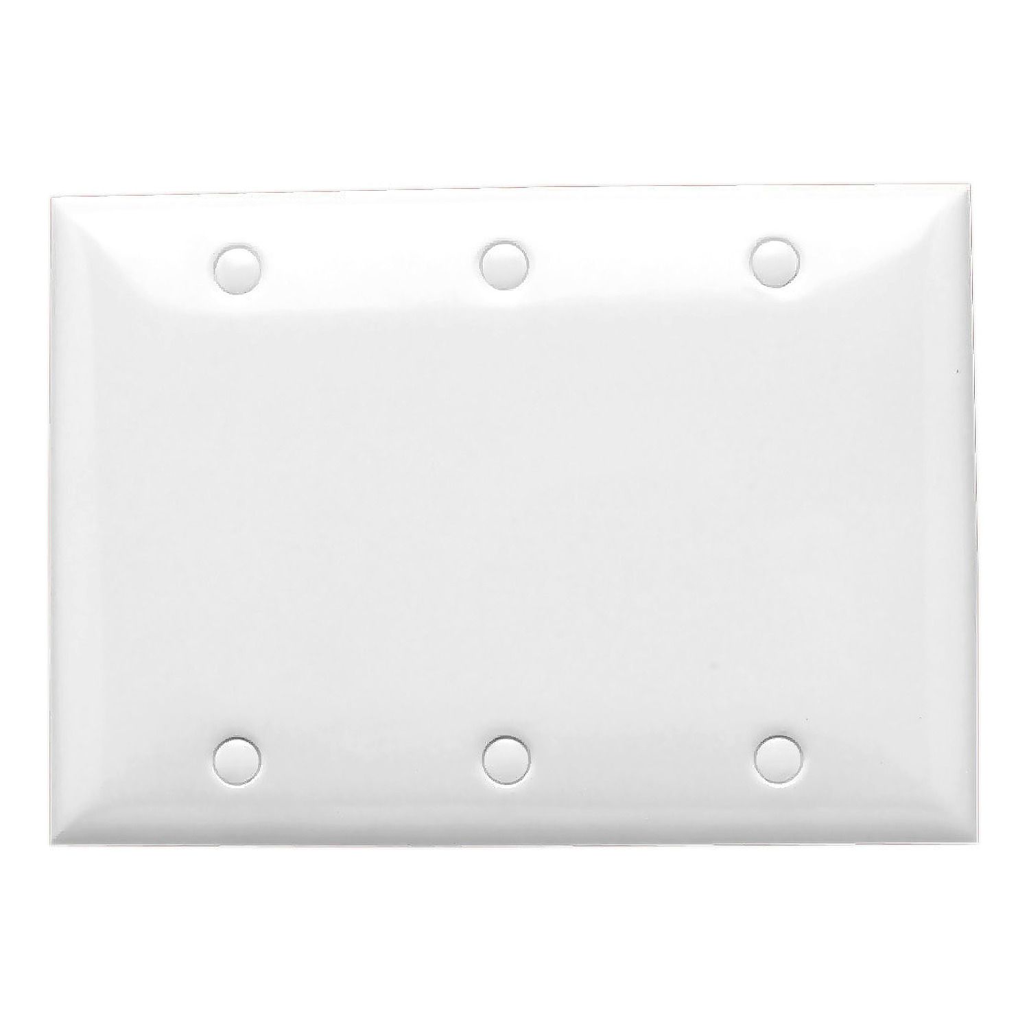 Picture of Flush Plate, Standard Series, 3 Gang, Blank, Large Format