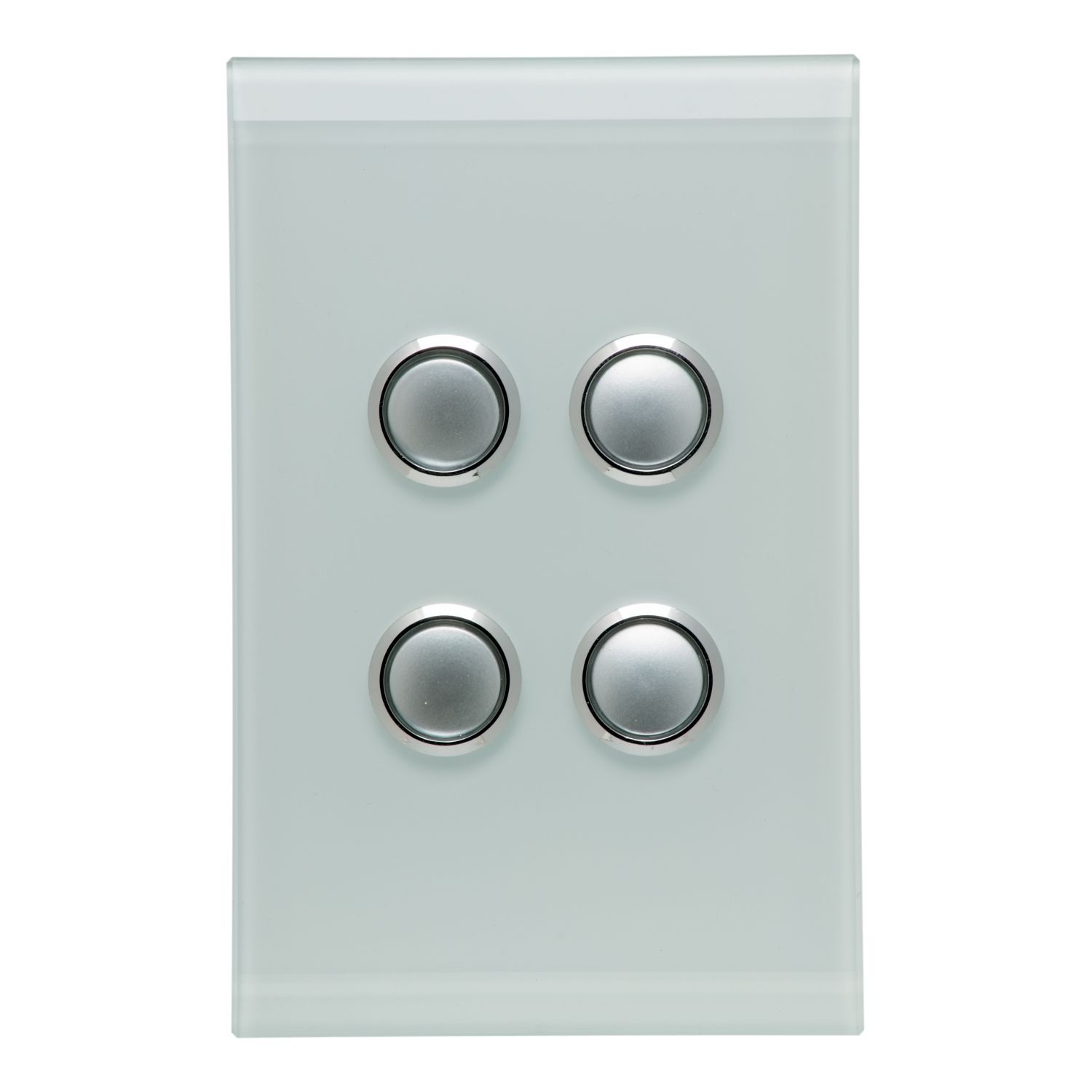 Picture of Push Button Switch LED, Saturn Series, 4 Gang, 250V, 16AX/20A