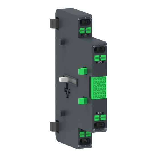 Picture of Auxiliary contact block,TeSys Giga contactor,1NO+1NC,side mounting,push-in terminals