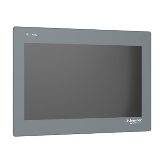 Picture of 12" wide screen touch panel, 16M colors, COM x 2, ETH x 1, USB host / device, RTC, DC24V