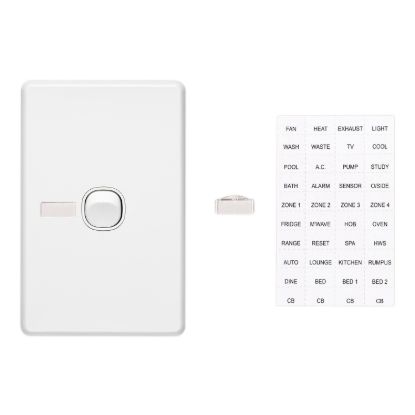 Picture of Flush Switch, Classic C2000 Series, 1 Gang, 250VAC, 10A, Vertical