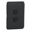 Picture of Switch Plate Skin, Clipsal Iconic, 2 Gang, Horizontal/Vertical Mount, Clip-On