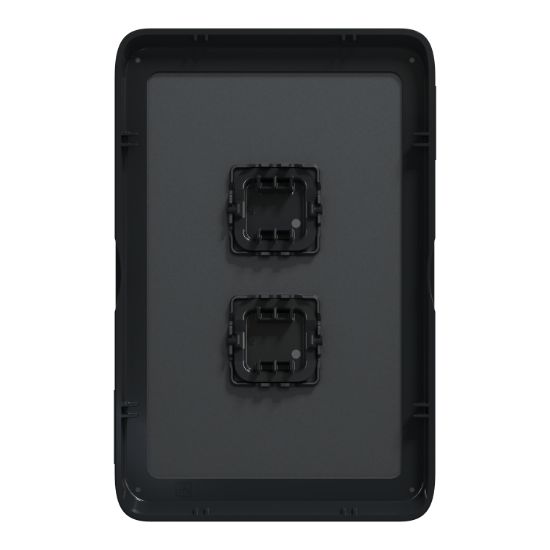 Picture of Switch Plate Skin, Clipsal Iconic, 2 Gang, Horizontal/Vertical Mount, Clip-On
